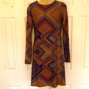 NWT Julie Brown Neiman Marcus Mod Vintage 1970s Design Dress S